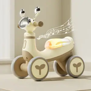 Children's Twist Car Baby Balance Car Baby Toy Four Wheels Yo-yo Car with Music Lights