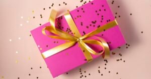Wrapped gift box
